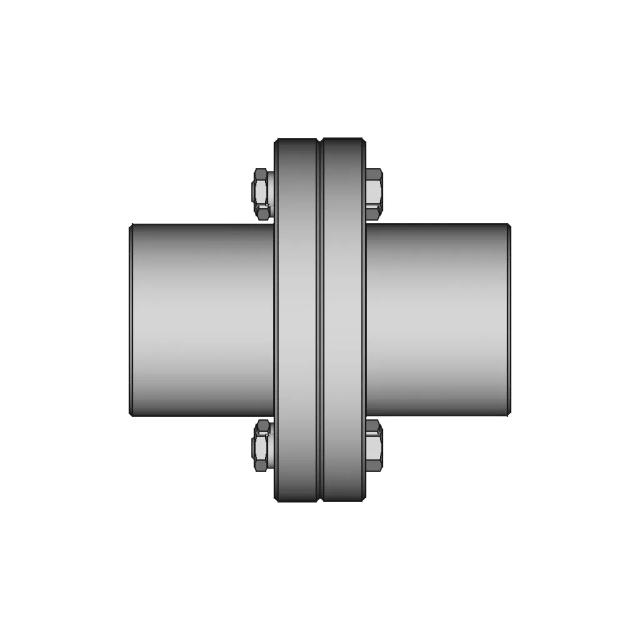 Rigid Flange Coupling 16 | CAD Model for Energy Systems