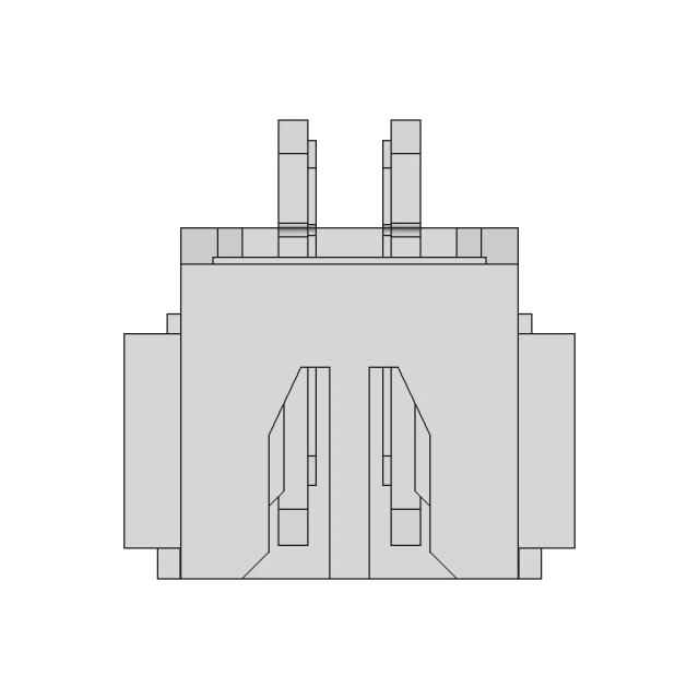Jst Xh 2 5Mm Smd Parametric Model Schematics | CAD Model for Energy Systems