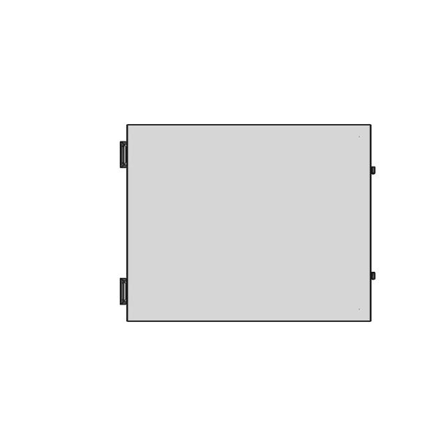 Double Door Electrical Cabinet 500X400X300 1 | CAD Model for Energy Systems