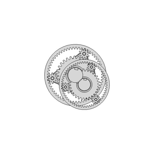 Planetary Gear 88 | CAD Model for Energy Systems