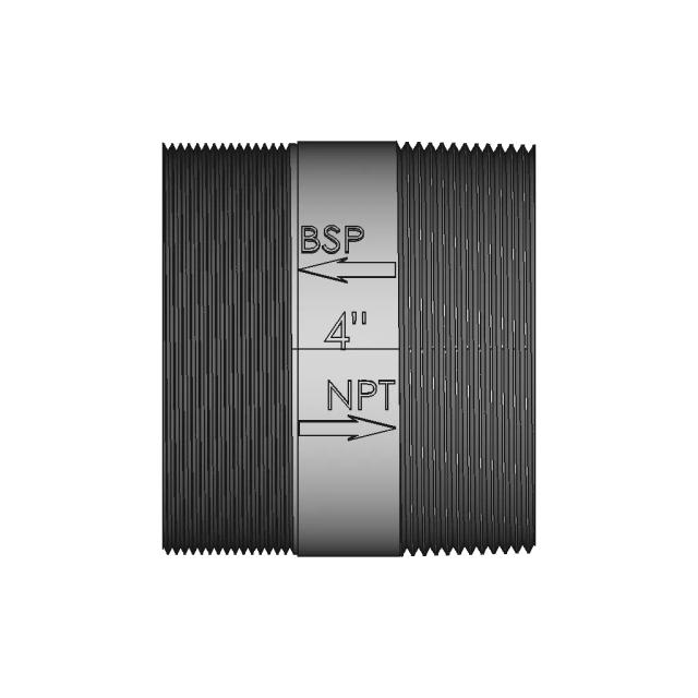 Pvc Nipple 4 Inch 1 | CAD Model for Energy Systems