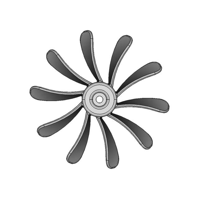 Propeller O100 Mm 1 | CAD Model for Energy Systems