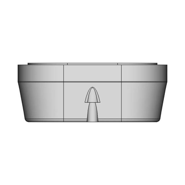 Clipsal Surface Mount Twin Socket Outlet 1 | CAD Model for Energy Systems