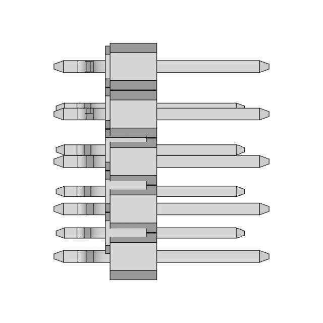 Pin Header 1 Row Smt R A 1 | CAD Model for Energy Systems