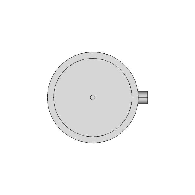 Reactor With Mixer 1 | CAD Model for Energy Systems