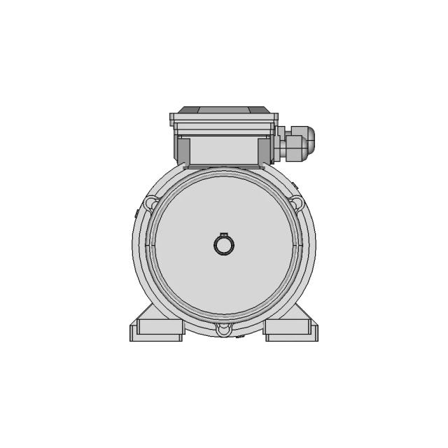 Elektromotor 0 55 Kw 1Alz71C 4P 1380 Ot | CAD Model for Energy Systems