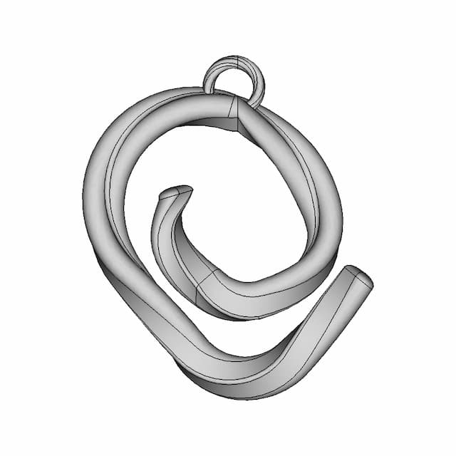 Cnc Key Ring 1 | Professional CAD Design
