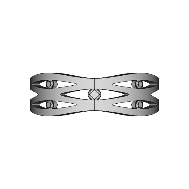 Modern Lady Ring 1 | Professional CAD Design