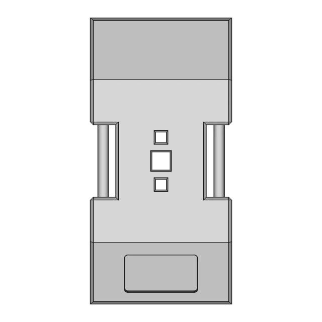 Tilting Aluminum Melting Furnace Door 1 | Professional CAD Design