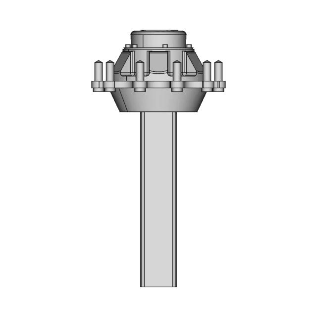 Bogie Axle Teli Akseli 1 | Professional CAD Design