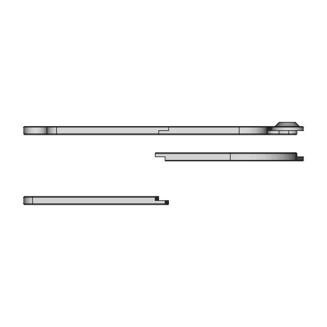 Glass Floor Mount Spigot 1 | Professional CAD Design