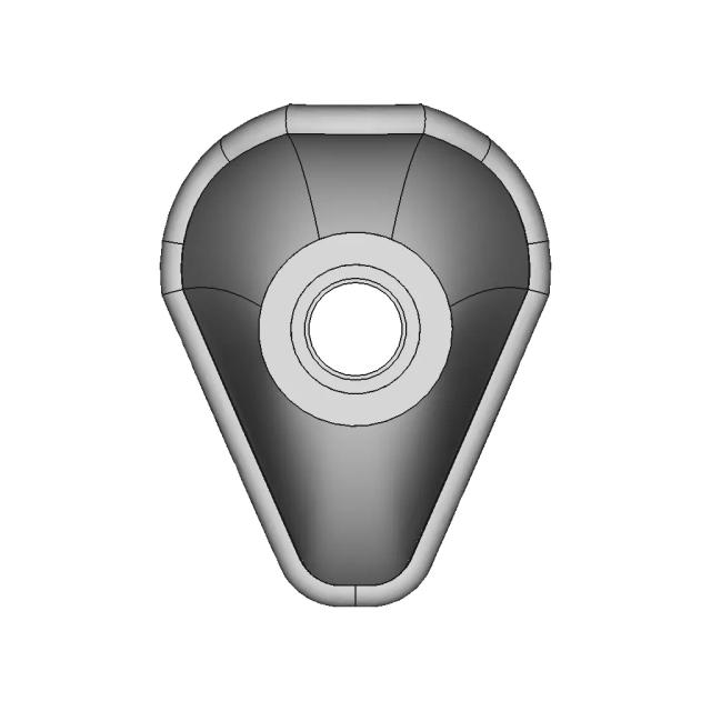 Breathing Anatomic Mask With Changing Filters Of Cotton Makeup Remover | Professional CAD Design