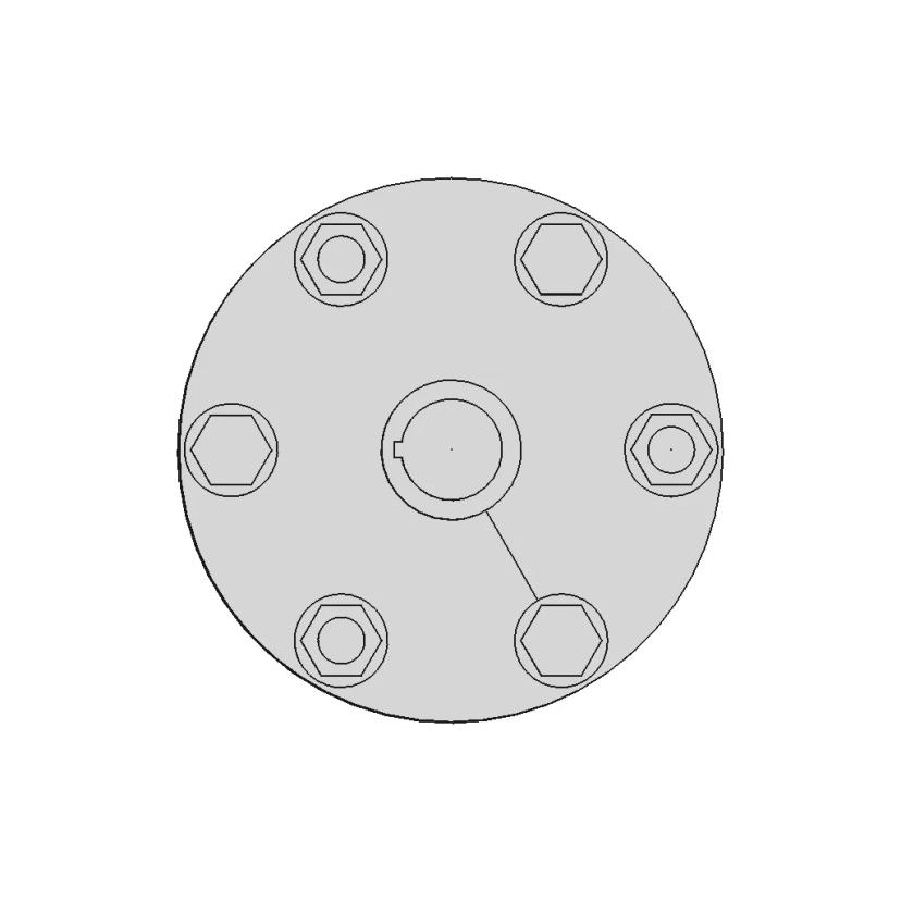 Wing Nut M20 2 | Professional CAD Design