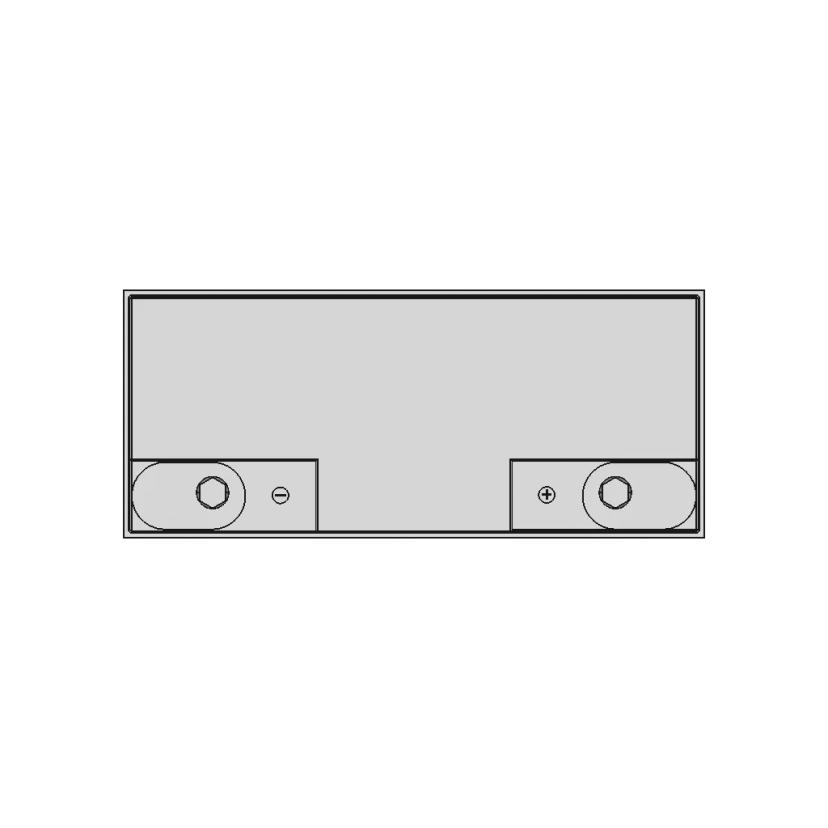 Delta Cgd 1233 12V 33Ah 1 | Professional CAD Design