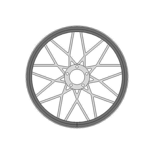 Chevrolet Corvette C8 Z51 Rear Brake Rotor 1 | 3D CAD Engineering Model