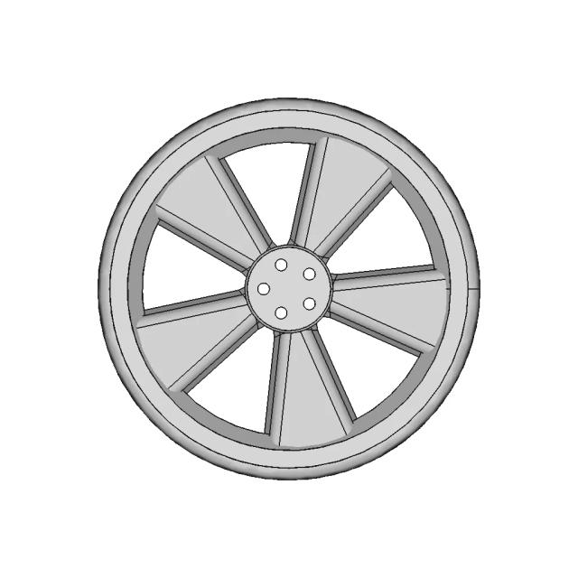 Wheel For All Types Of Car 1 | 3D CAD Engineering Model