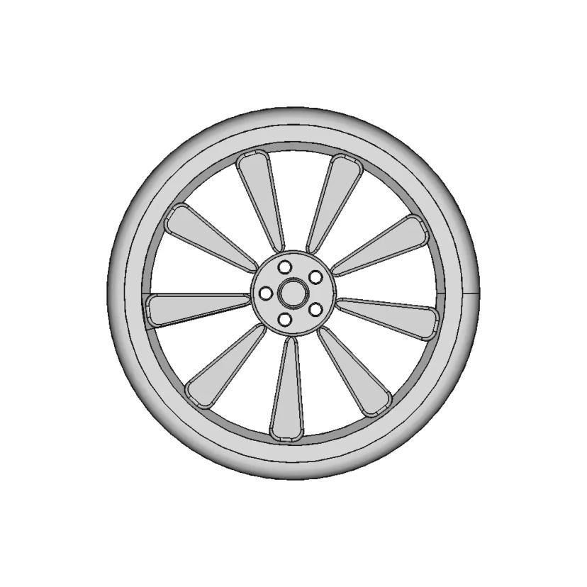 Wheel For Renault 2 | 3D CAD Engineering Model