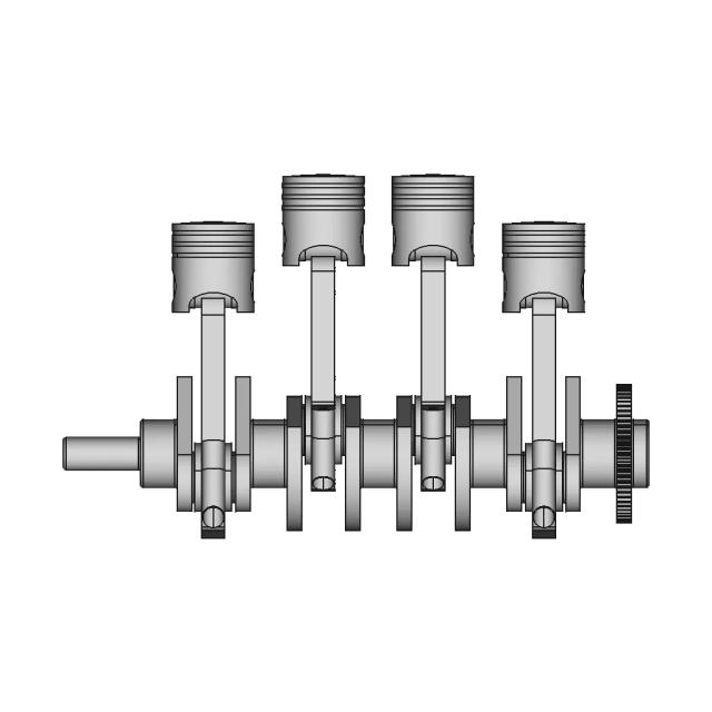 Car Engine Block Araba Motor Blogu 1 | 3D CAD Engineering Model