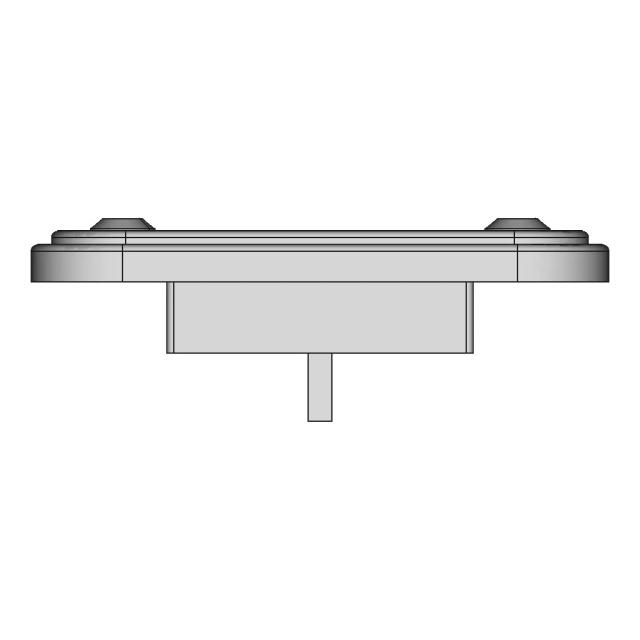 Ahbrsq25 25Mm Square Axle Brake Kit 1 | 3D CAD Engineering Model