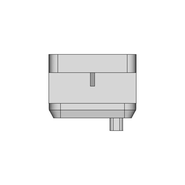 Narva Flush Mount Accessory Socket 81026Bl 1 | 3D CAD Engineering Model
