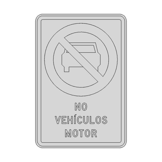 Senal De Transito Rpo 4 1 | 3D CAD Engineering Model