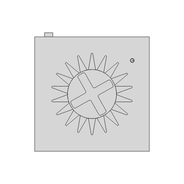 Mounting Gear Base 1 | 3D CAD Engineering Model