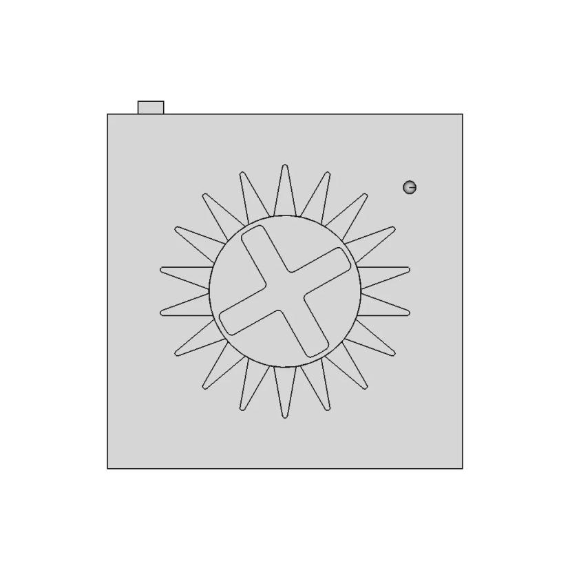 Mounting Gear Base 1 | 3D CAD Engineering Model