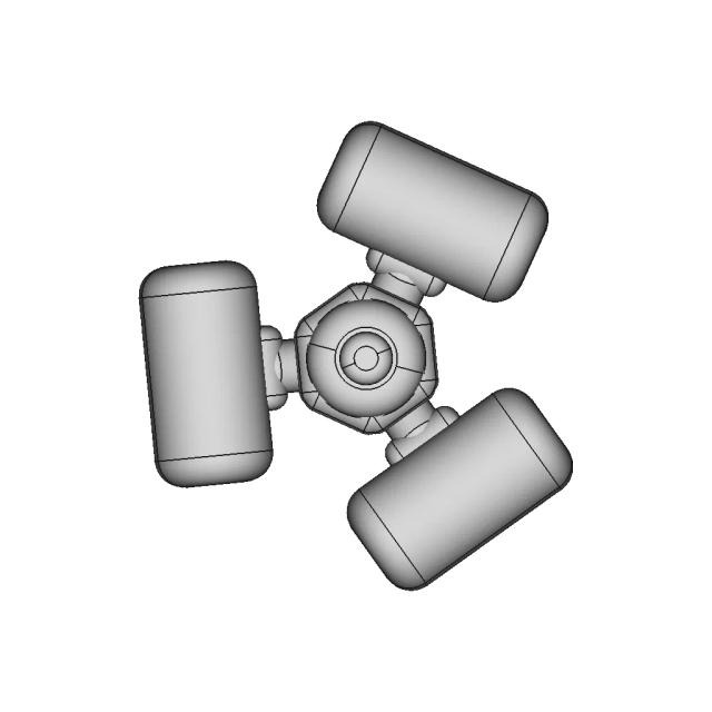 Atuador Linear Pistao Eletrico 8000N 500Mm 24V 1 | 3D CAD Engineering Model