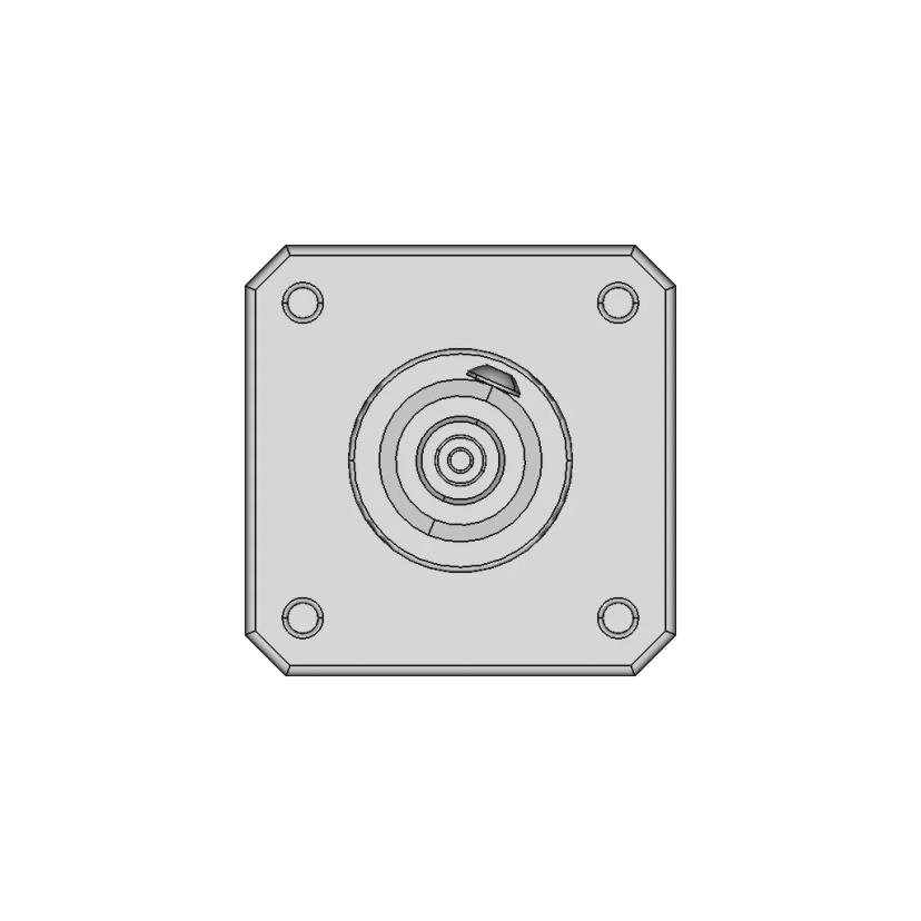 Tripod 1 4 20 1 6Mm Styled Board Mount 1 | 3D CAD Engineering Model
