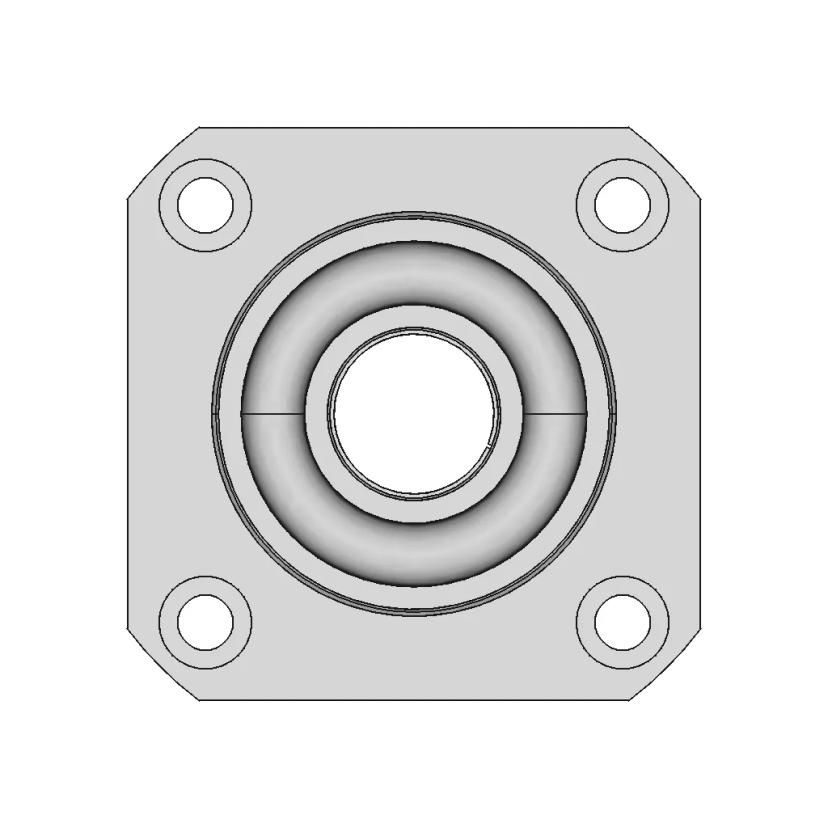 Mancal Bearing Bk20 1 | 3D CAD Engineering Model
