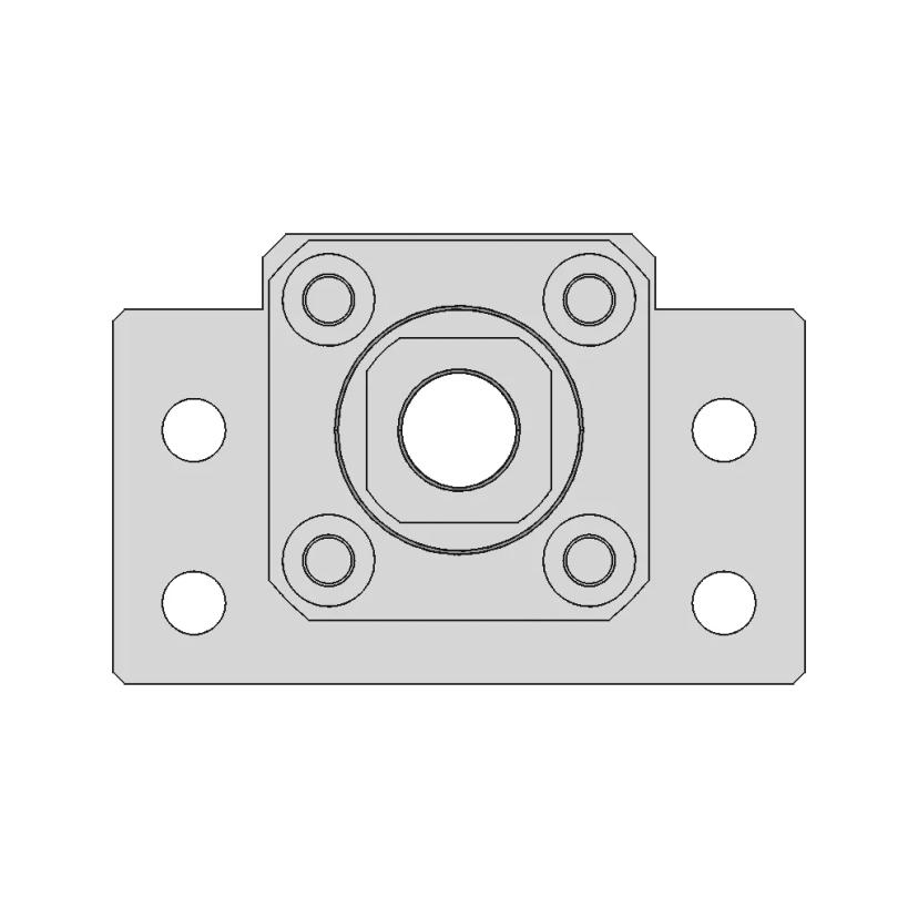 Mancal Bearing Bf35 1 | 3D CAD Engineering Model