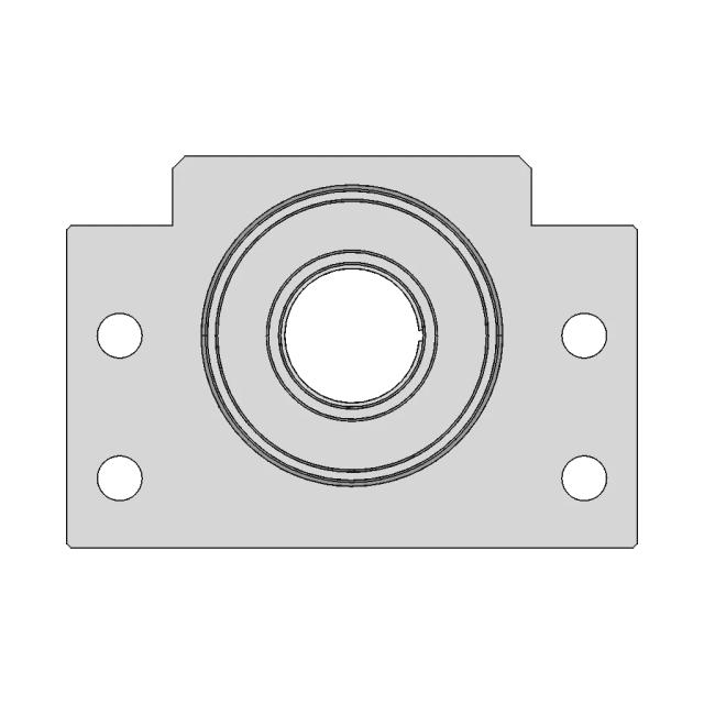 Mancal Bearing Bf25 1 | 3D CAD Engineering Model