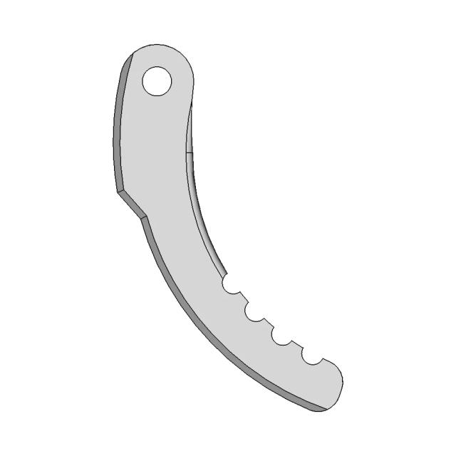 Whale Bookmark 1 | 3D CAD Engineering Model