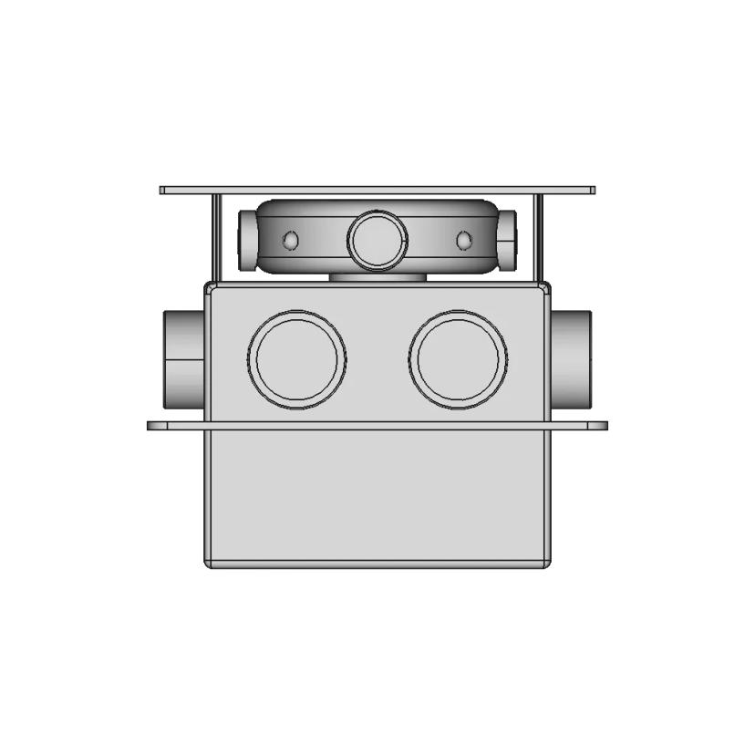 Bracket For 35Mm Post 1 | 3D CAD Engineering Model