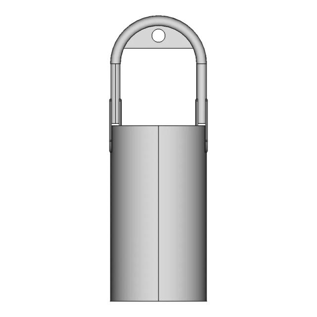 10M Long Oil Tanker Shell Only 1 | 3D CAD Engineering Model