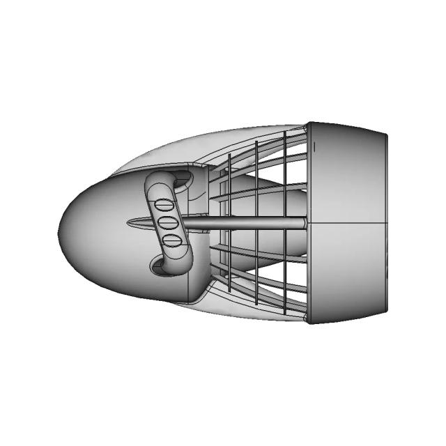 Propeller With Eco Cap 1 | 3D CAD Engineering Model