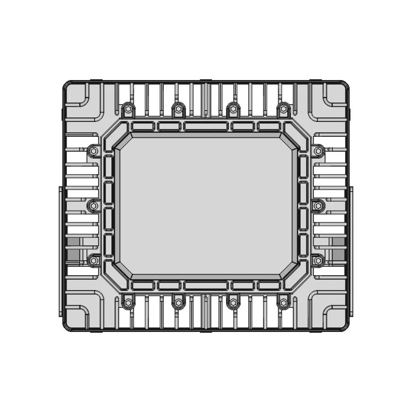 Explosion Proof 150 Watt Low Bay Led Light Fixture 140 | 3D CAD Engineering Model