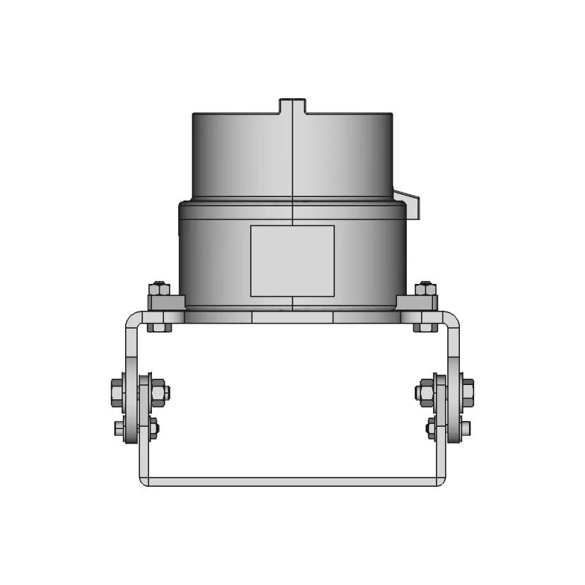 12W Explosion Proof Surface Mount Infrared Led Light C1D1 2 | 3D CAD Engineering Model