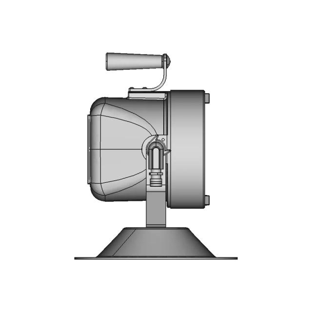 30 Electric Explosion Proof Fan On 4 Stand 8723 Cfm | 3D CAD Engineering Model