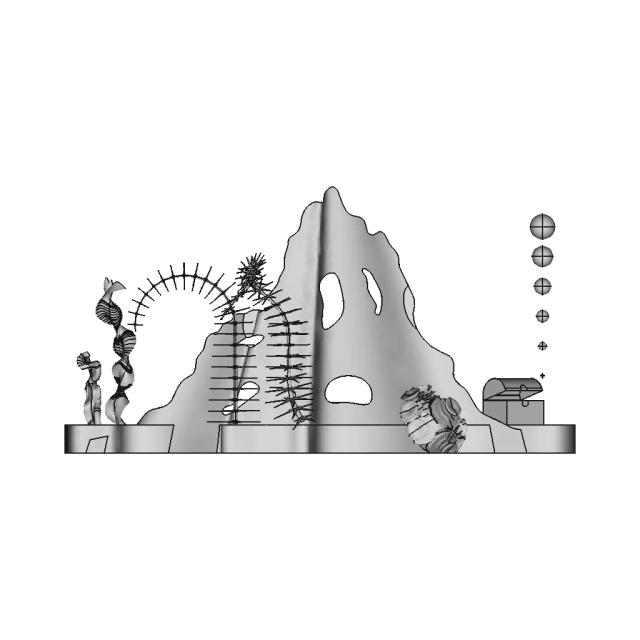 Red Rags Seaweed | 3D CAD Engineering Model