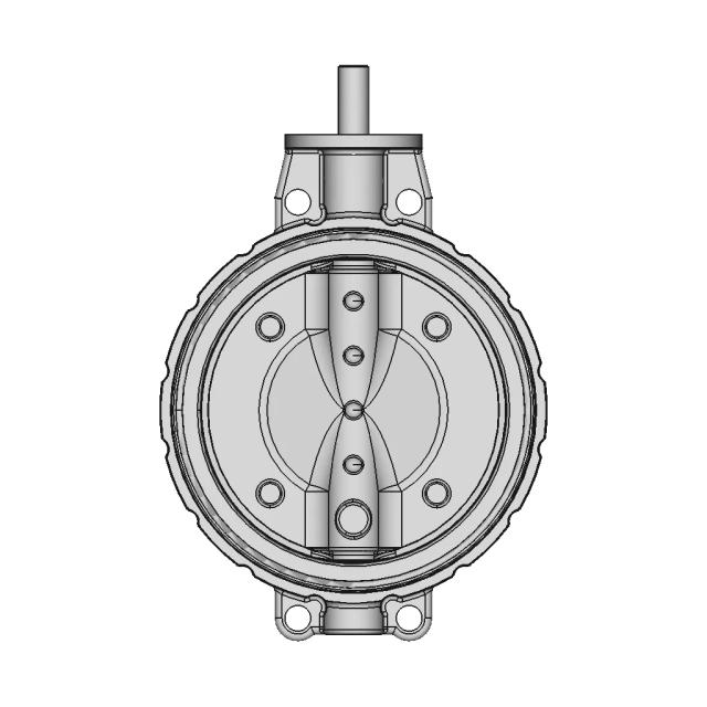 Butterfly Valve 8 0 Keystone Wafer | 3D CAD Engineering Model