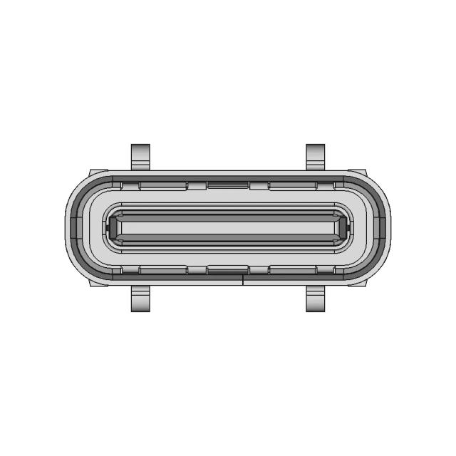 Usb Type C 24Pin Socket Total 7 90Mm Length 1 | 3D CAD Engineering Model