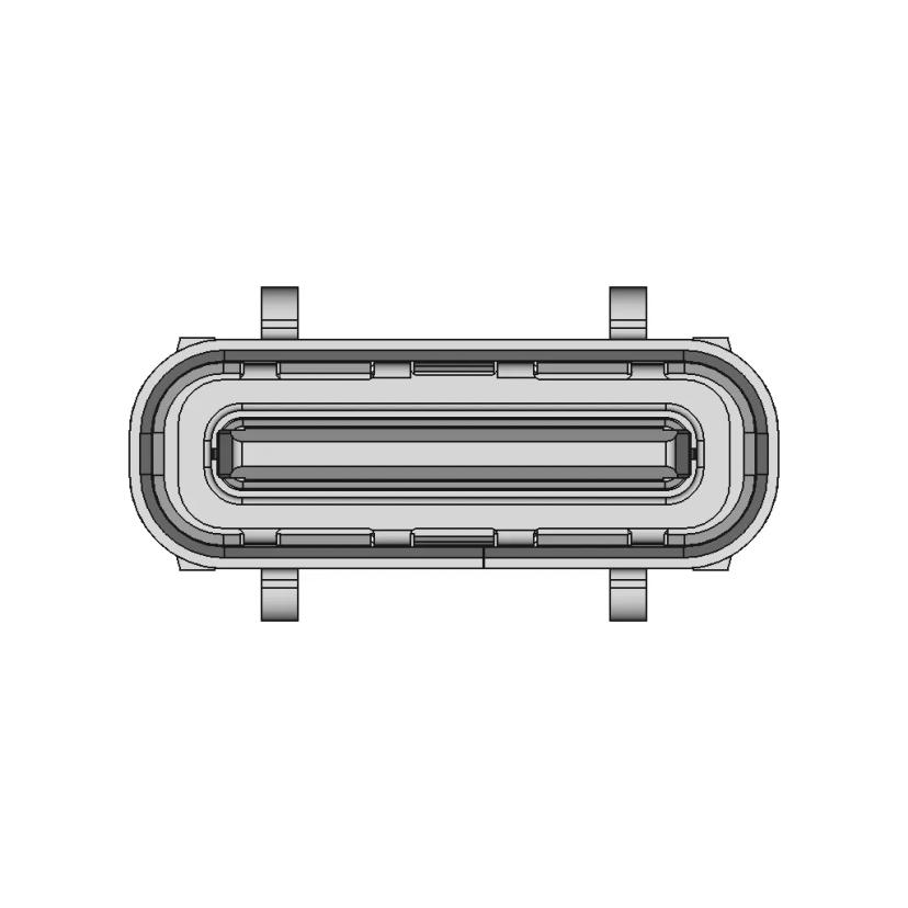 Usb Type C 24Pin Socket Total 7 90Mm Length 1 | 3D CAD Engineering Model