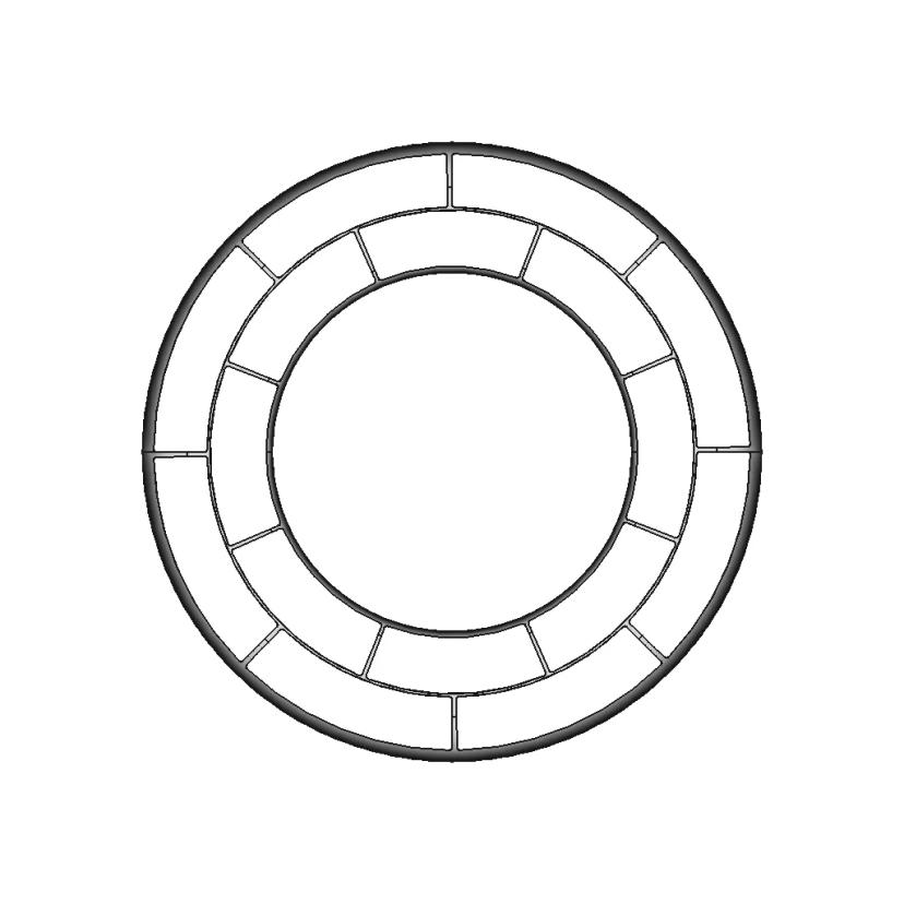 Detailed Speaker Cone Model with Precise Dimensions
