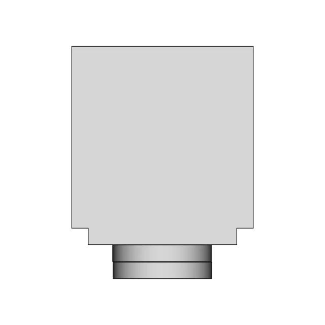 Aluminum Cube with Floating Ball CNC Machining Model