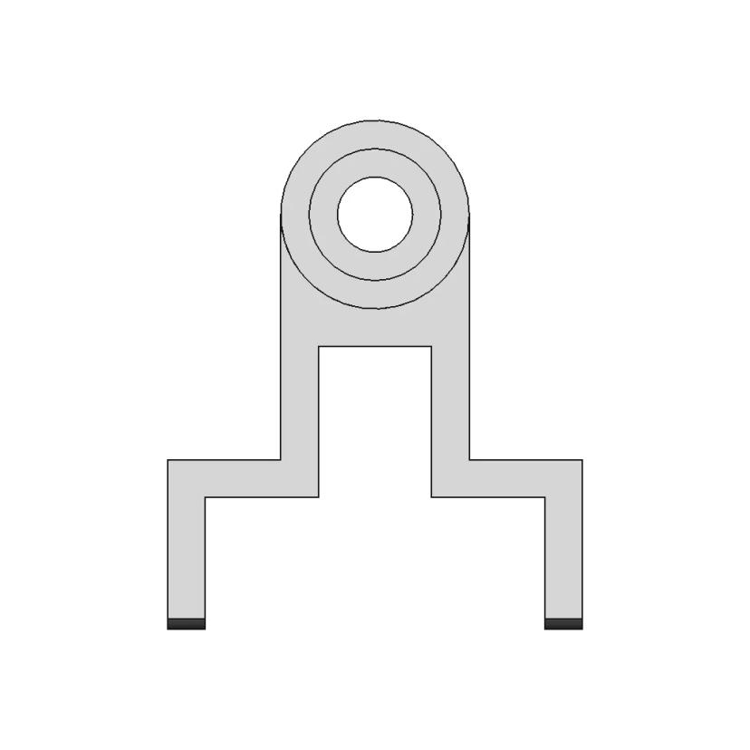 3D Printable Bass Guitar Pickguard Model