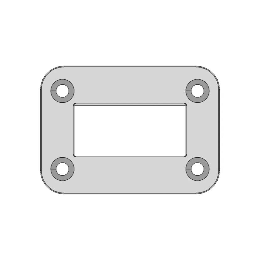 Raspberry Pi 3B DIN Rail Support Model