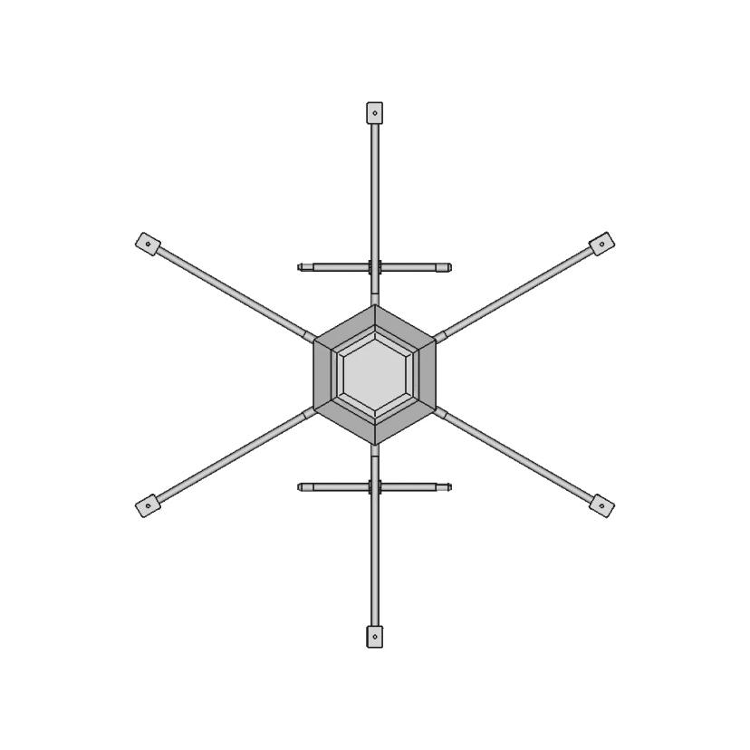 GEPRC CineBot 30 Drone Frame with Optical Flow and Lidar Sensor Holder
