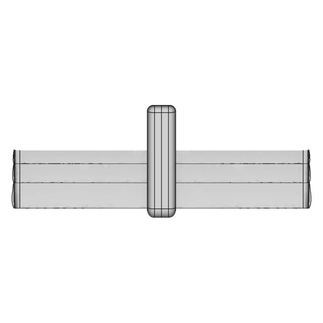 Ergonomic Storage Module with Accessible Bag Layout and Central Space