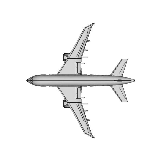 3D Model of a Fighter Jet for CAD Design